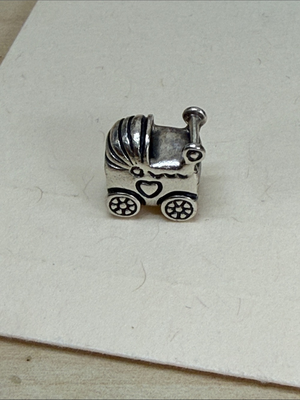 Pandora Silver Baby Carriage Charm